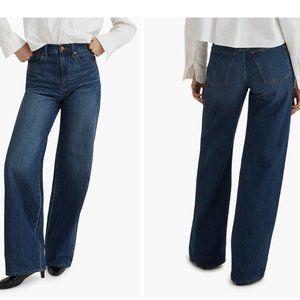 NWOT Madewell Super Wide Leg Jeans - Vietor Wash